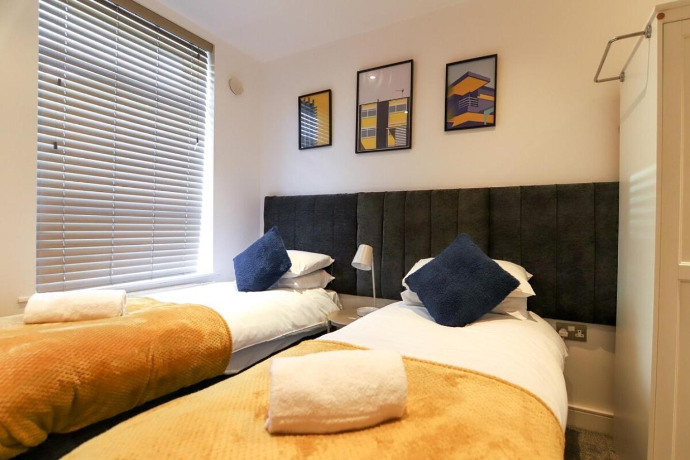New- Modern 2Br Apt Wifi Sleep5 City Centre Sheffield Kültér fotó
