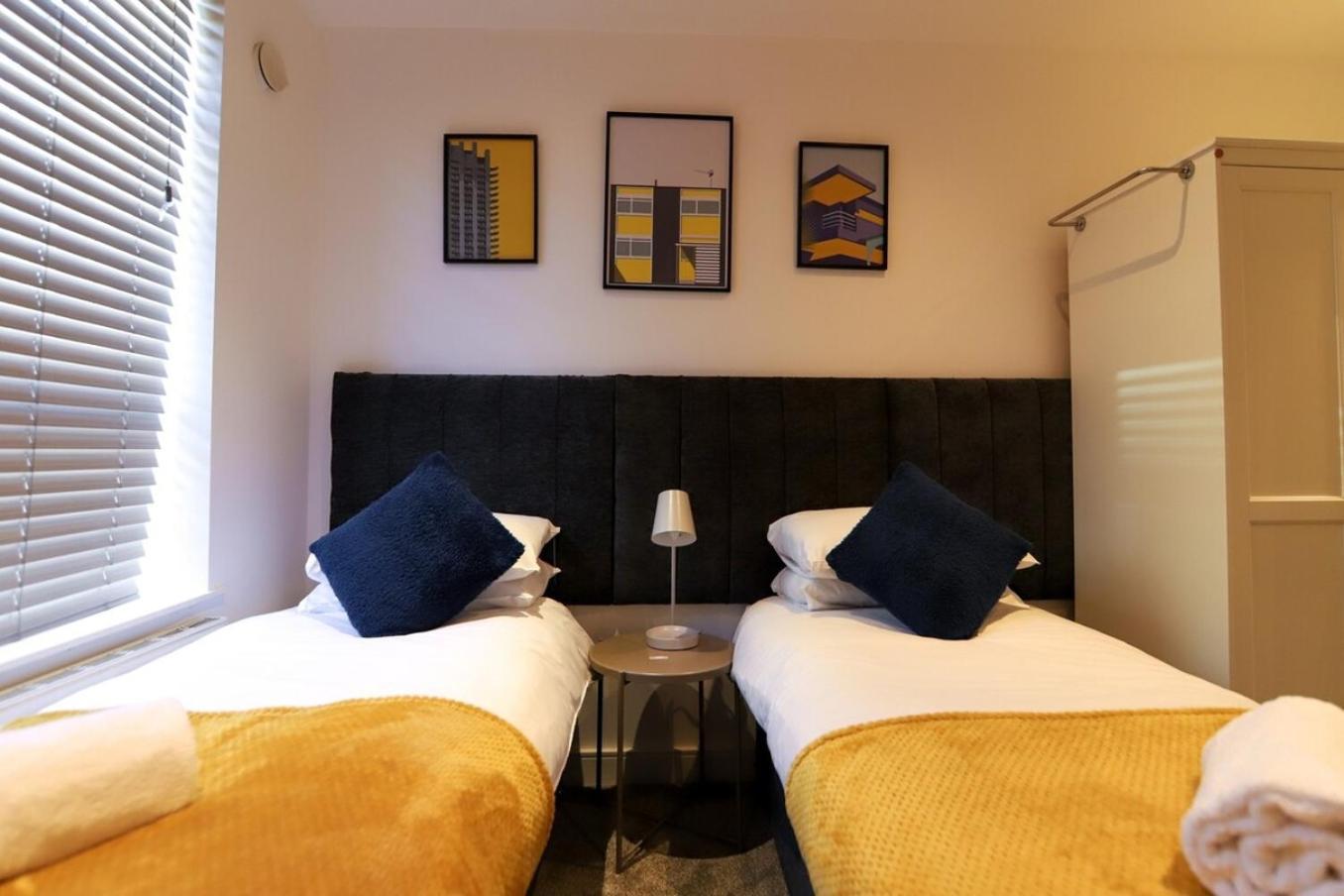 New- Modern 2Br Apt Wifi Sleep5 City Centre Sheffield Kültér fotó