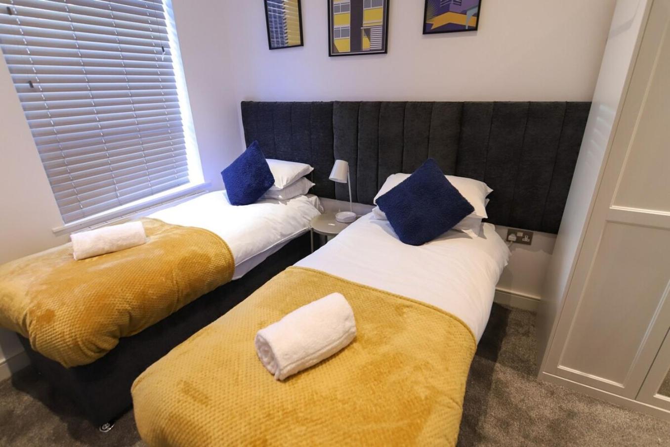 New- Modern 2Br Apt Wifi Sleep5 City Centre Sheffield Kültér fotó
