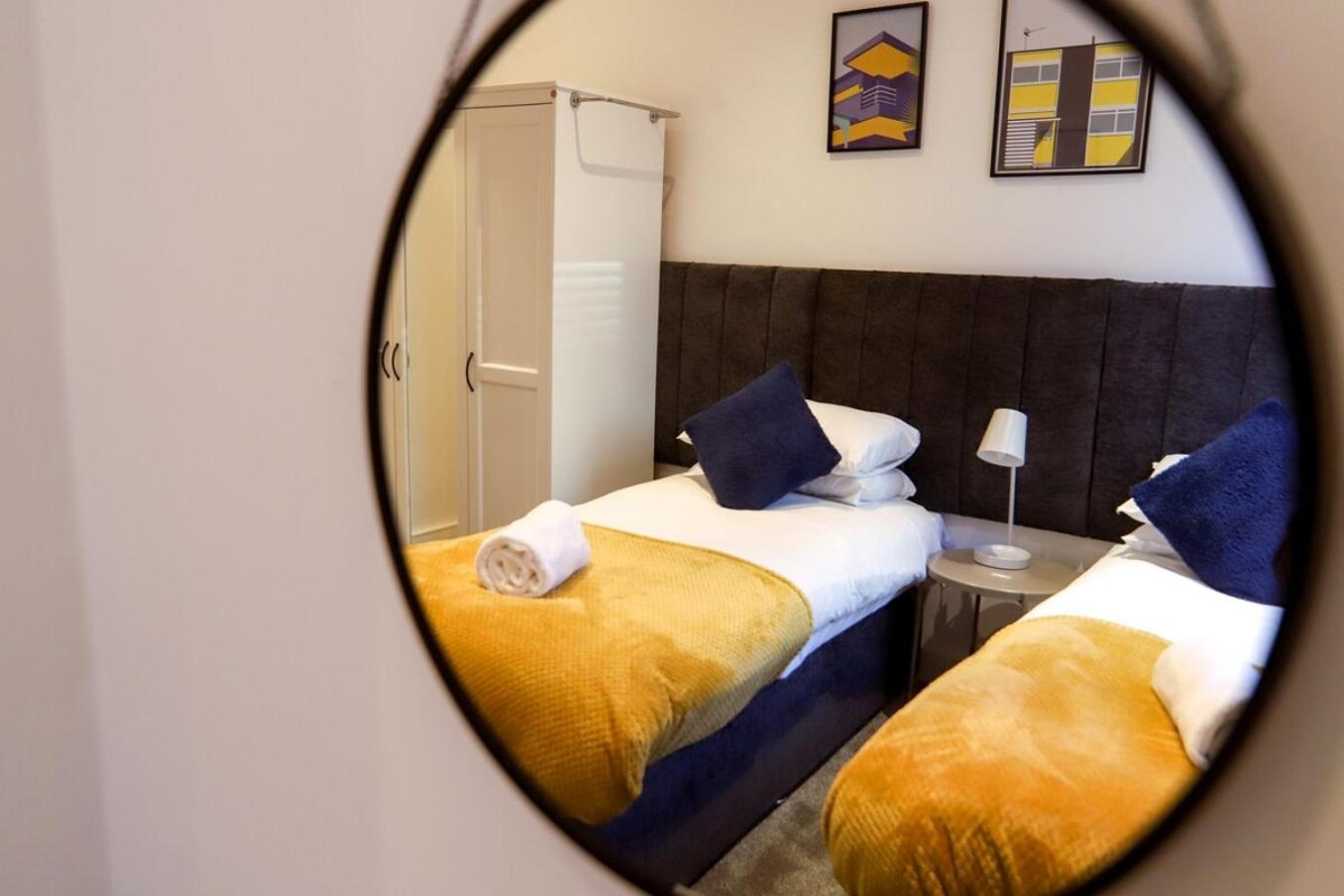 New- Modern 2Br Apt Wifi Sleep5 City Centre Sheffield Kültér fotó