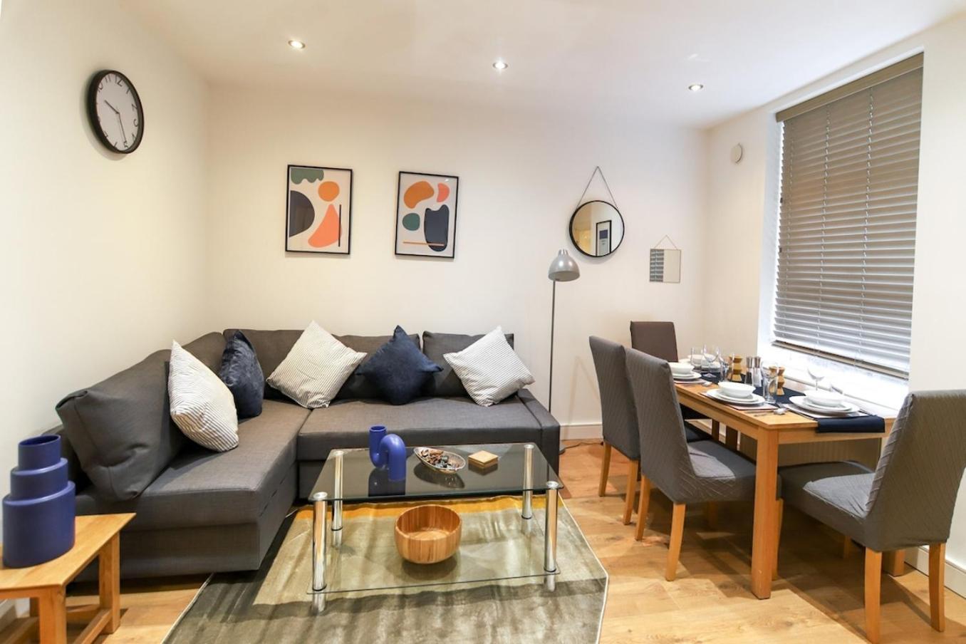 New- Modern 2Br Apt Wifi Sleep5 City Centre Sheffield Kültér fotó